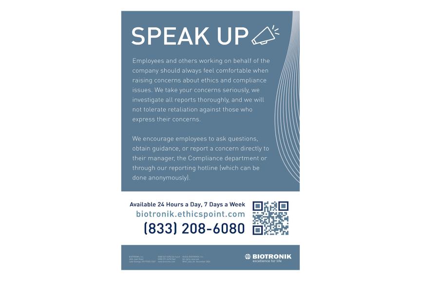 Speak Up poster